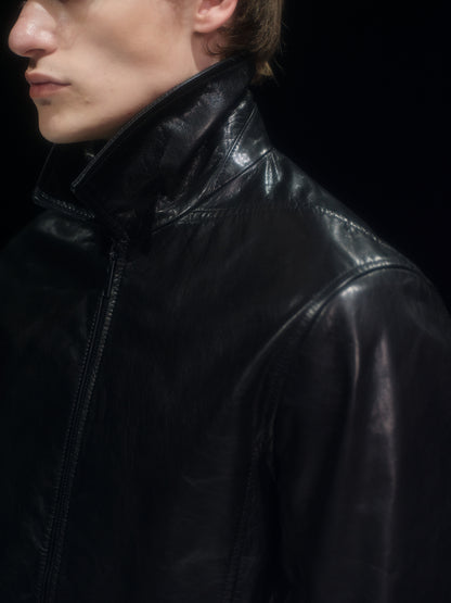 A06 JET Washed Waxed Steerhide Leather Jacket
