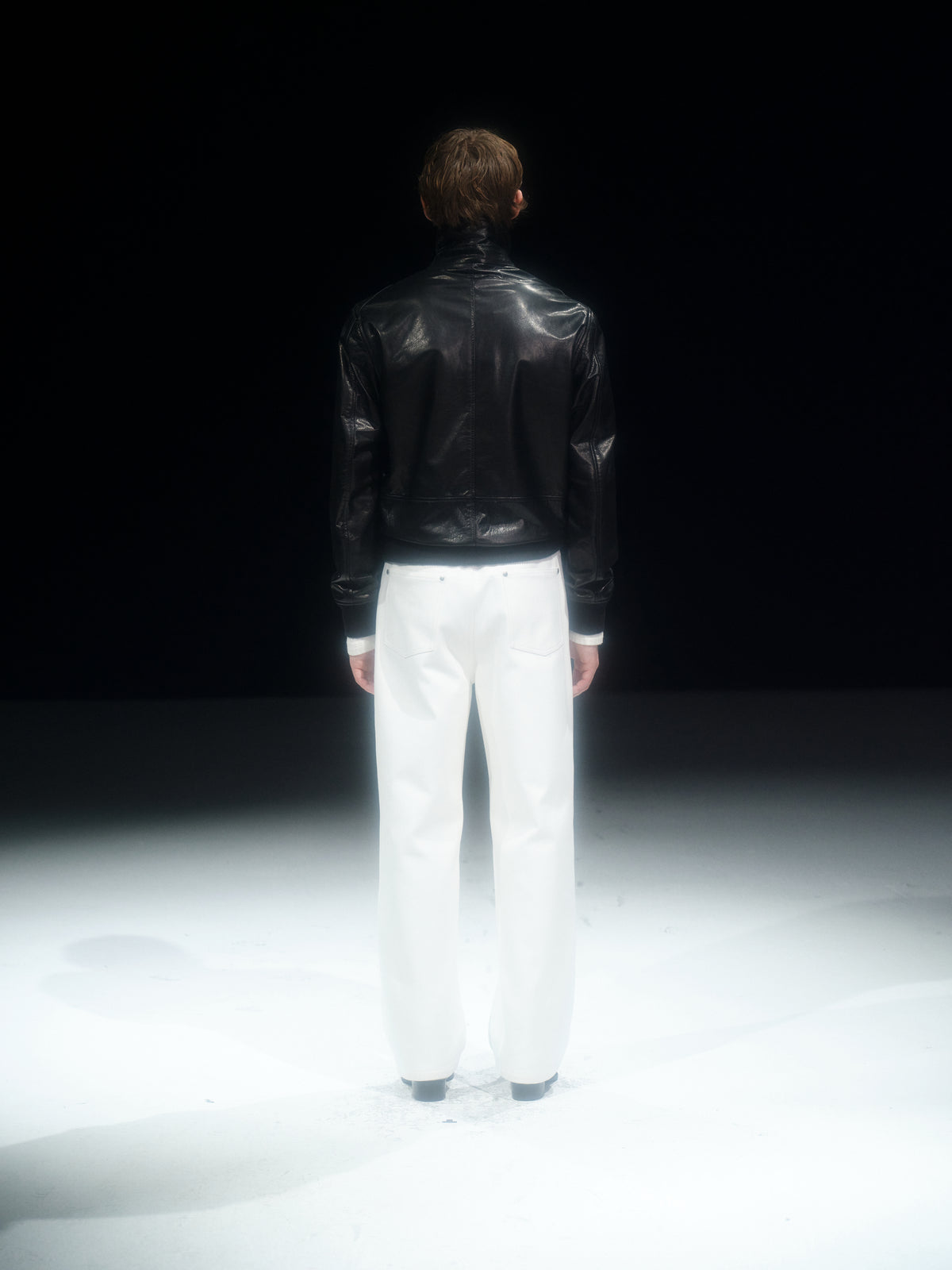 A06 JET Washed Waxed Steerhide Leather Jacket