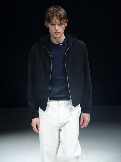 A03 FORM Regular Shoulder Slim Fit Cropped Hoodie