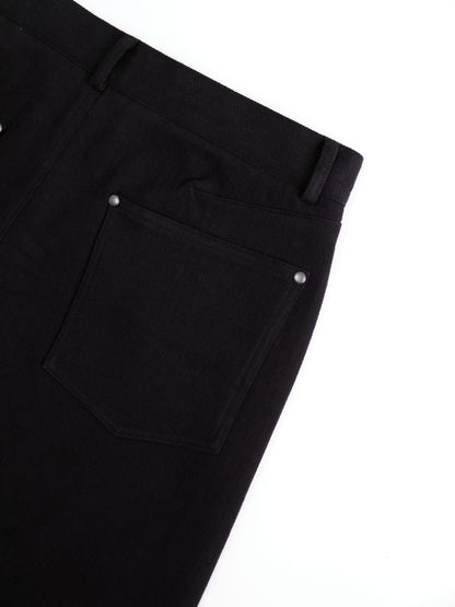 C08 DARTS Straight-Leg Quilted Jeans