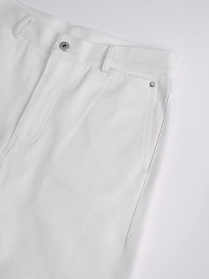 C08 DARTS Straight-Leg Quilted Jeans