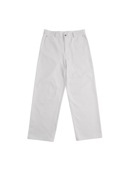 C08 DARTS Straight-Leg Quilted Jeans